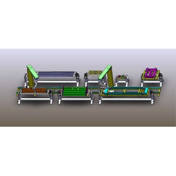 Furniture Industry Automated Welding Systems With Handling Welding Double Station