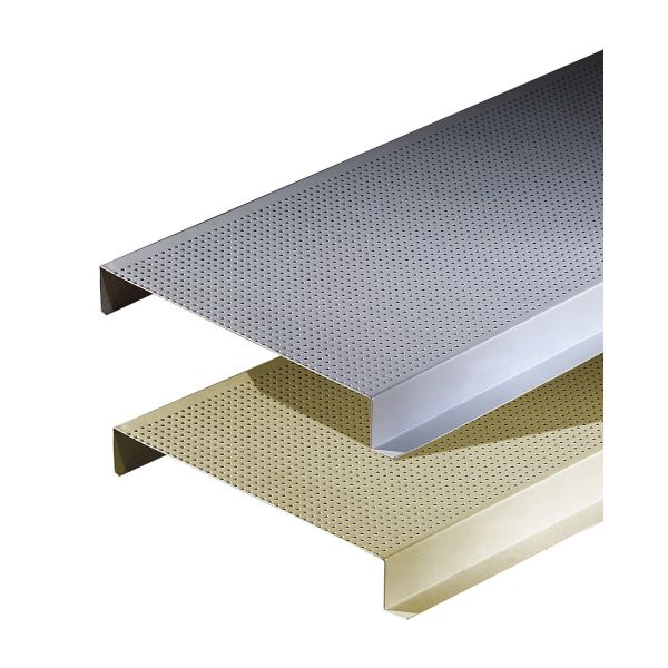 Powder Coated Metal Aluminium Slat Strip False Ceiling For Office Building Heat Insulation