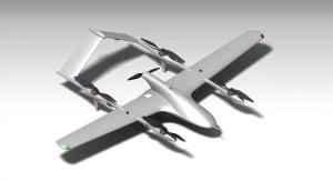 HX-2580 Vertical take-off and landing multirotor drone Toray 3K carbon fiber