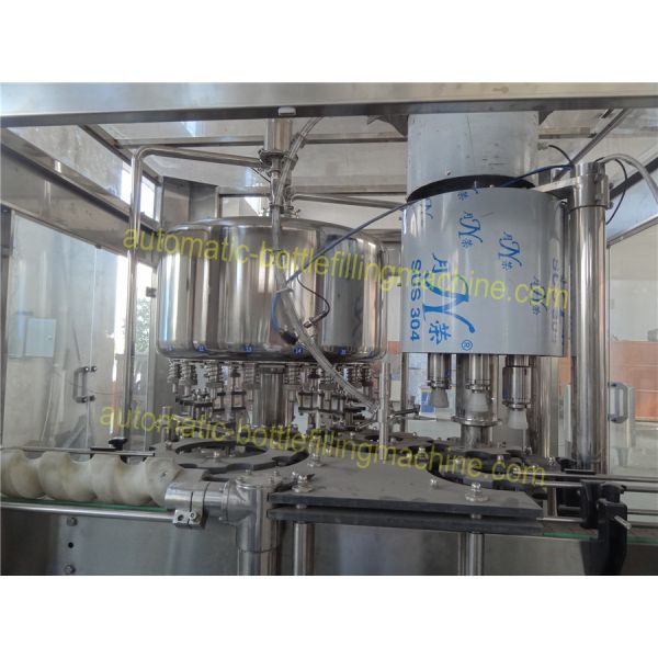 Glass Bottled Automatic Milk Filling Machine CE Approved Vacuum Negative Pressure Filling