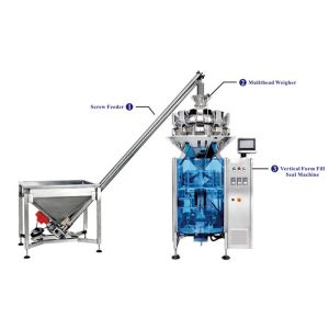 Auto Granule Packaging Machine With Screw Feeder