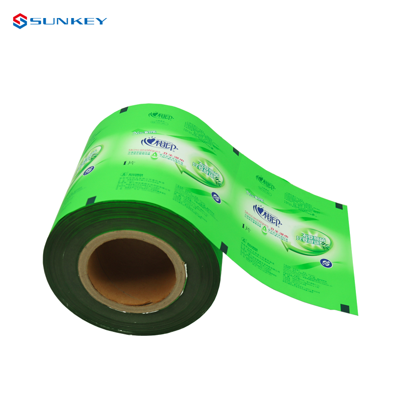 Custom Printed Packaging Non Toxic Laminated Film Roll Food Grade Plastic Film Roll