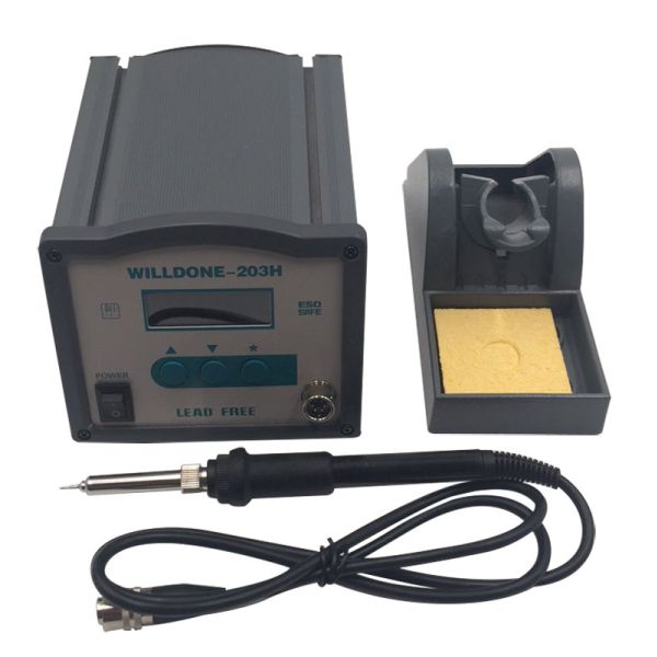 Lead Free Hot Air Solder Rework Station , Temperature Controlled Soldering Station Energy Saving