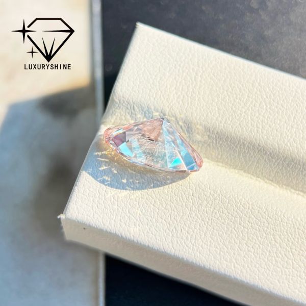 LuxuryShine 1-10CT Fancy pink Oval Lab Grown Diamond VVS-VS Loose Diamonds Customized jewelry with IGI Certificate