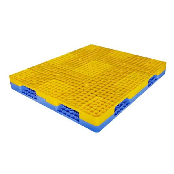 China Double Faced Stackable Plastic Pallets HDPE 1400*1200 wholesale