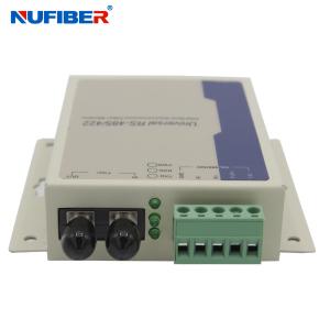 China SM Duplex 20km Serial To Fiber Converter With RS485 RS422 Interface on sale