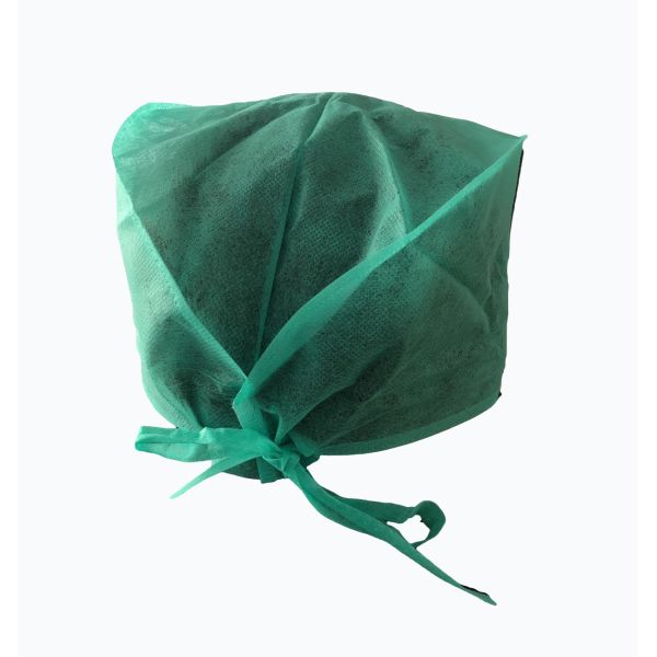 Medical High Quality Disposable Non-woven surgical cap ,with ties or elastic back ,in China.El cirujano tapar