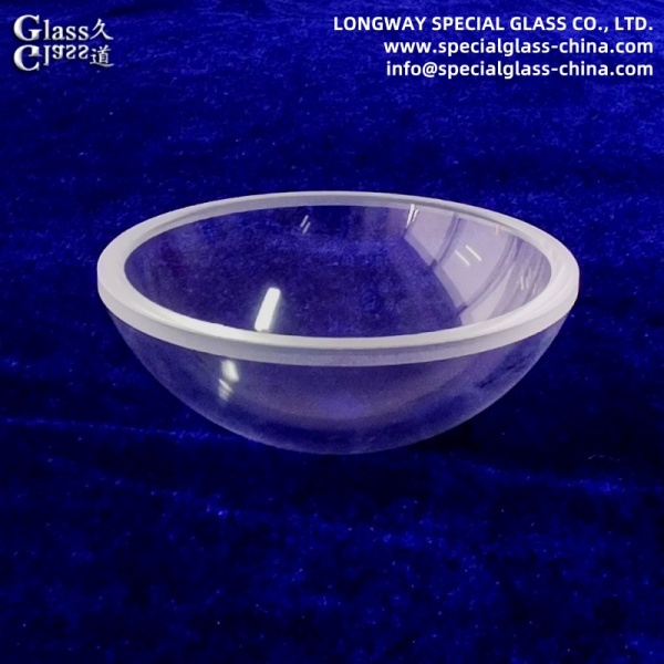High-Pressure Silica Glass Optical Dome Lens for Submersible Camera Housings