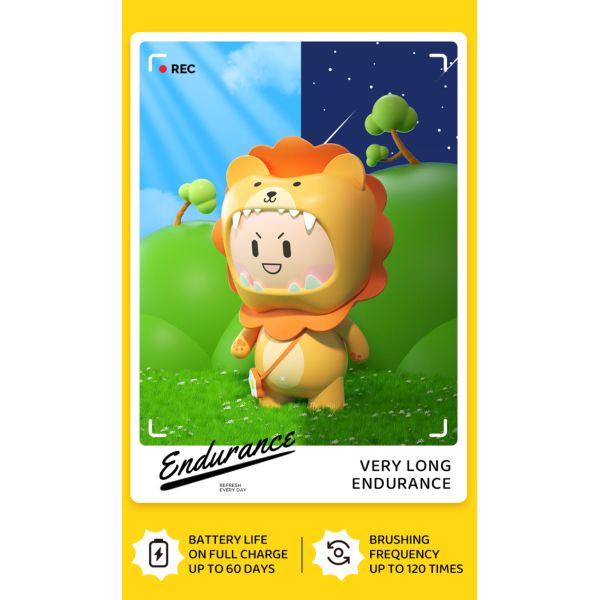 Kids Sonic Electric Toothbrush Cartoon Smart Children Toothbrushes For 3-15 Year Old Kids