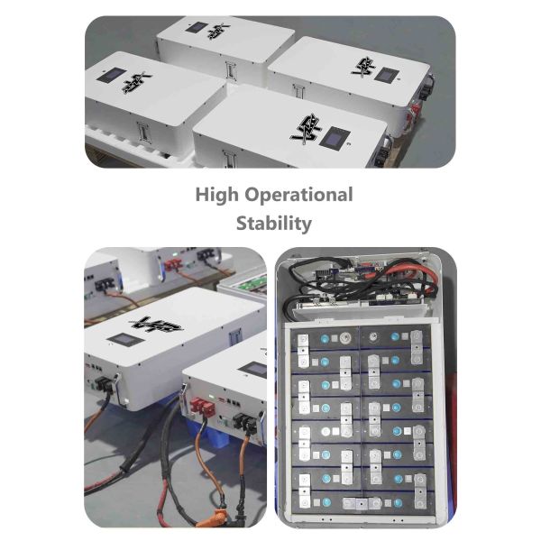 51.2V 100AH Home Energy Storage System Wall Mounted VP Batteries 6000 Times Cycle