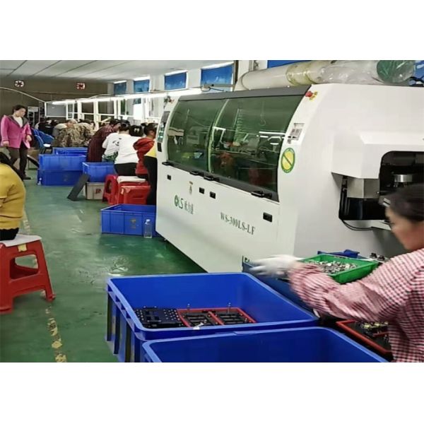 Double Wave Soldering Machine Panel Control For 300mm Width PCB