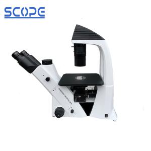 China Inverted 400x Scientific Medical Microscope Trinocular Head High Eye Point wholesale