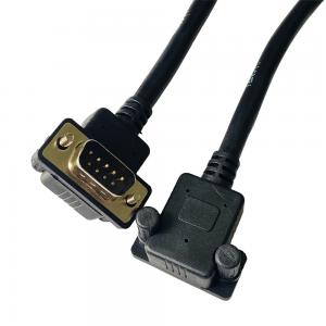 China 9 Pin 15 Pin 25 Pin RS232 Adapter Cable L Shape DB37 Cable Assembly on sale