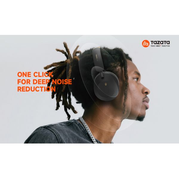 TAZATA NEOS: Elevate Your Audio Experience with this headphone -42 DB Depth of Noise Reduction