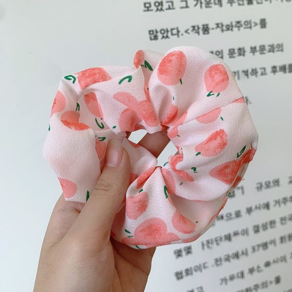 Cloth Stretchy Hair Ties Bobbles Rope Large Intestine Girl Horsetail Head HSTSW0002