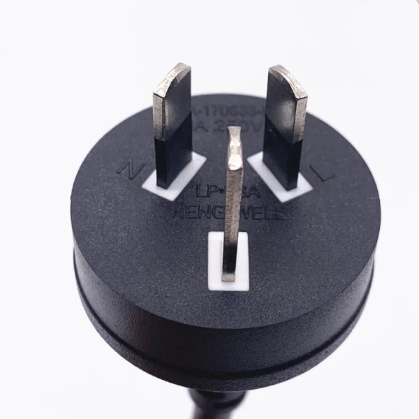 Quality 1.5m AU Power Cord 3 Pin Black 10A 250V AC DC Cable For Versatile Application for sale