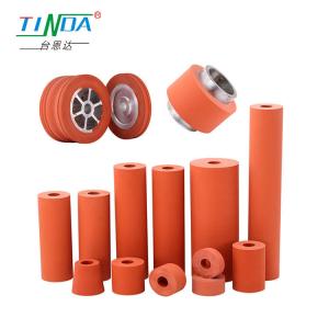 China Lightweight Hot Stamping Silicone Rubber Roller Up To 350 Degrees Celsius wholesale