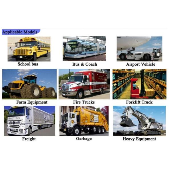 Car Monitor 7 Inch VGA Output CCTV Auto-Compatible Security Surveillance Screen With Sun Hat With U Stand