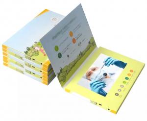 China Custom Advertising Media Player LCD Sound Module Video brochure Cards for pharmacy wholesale