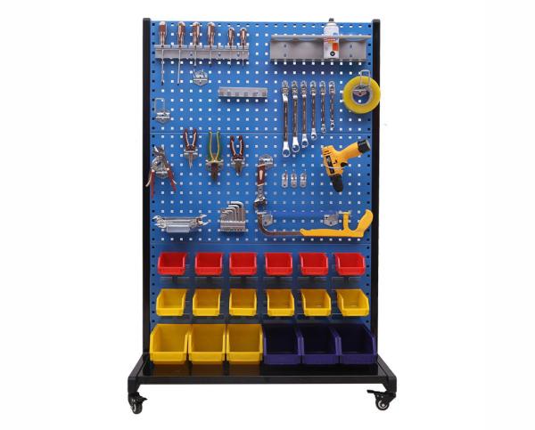 Quality Floor Standing Tool Display Racks / Movable Accessories Display Rack For Hardware Store for sale