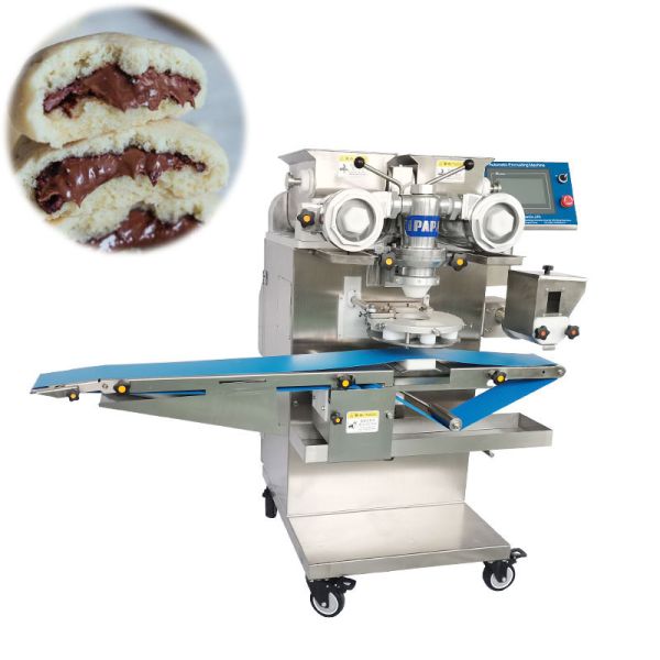 Automatic Encrusting Machine for Cookie Dough Balls with 3,000-6,000 Pieces per Hour Output and 20-50mm Adjustable Diameter