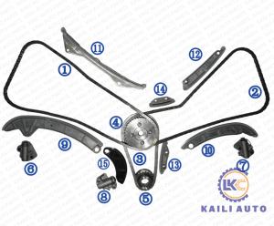 China Subaru Legacy Outback Timing Chain Kit 3.6L EZ36D 13143AA081 154L 13142AA080 wholesale