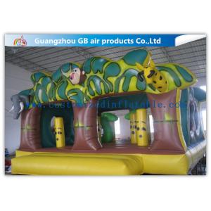 China Zoo Theme Inflatable Jungle Bouncer Amusement Jungle Inflatable Bouncy Castle wholesale