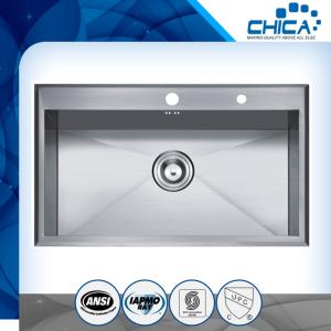 China wholesale high quantity stainless steel polished surface handmade sink on sale