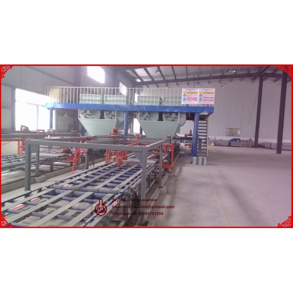 Rolling / Moulding / Laminating Magnesium Oxide Board Production Line High Speed