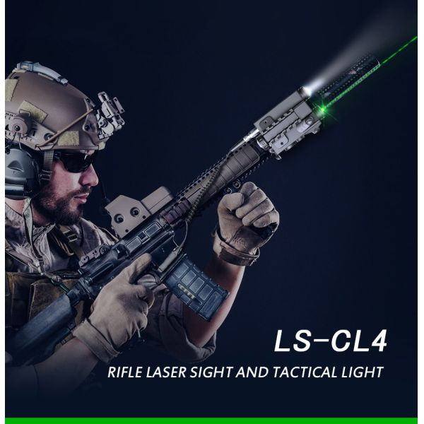 Aluminum Alloy 6061-T6 Militac Tactical Flashlight For Pistol 5mw 120g