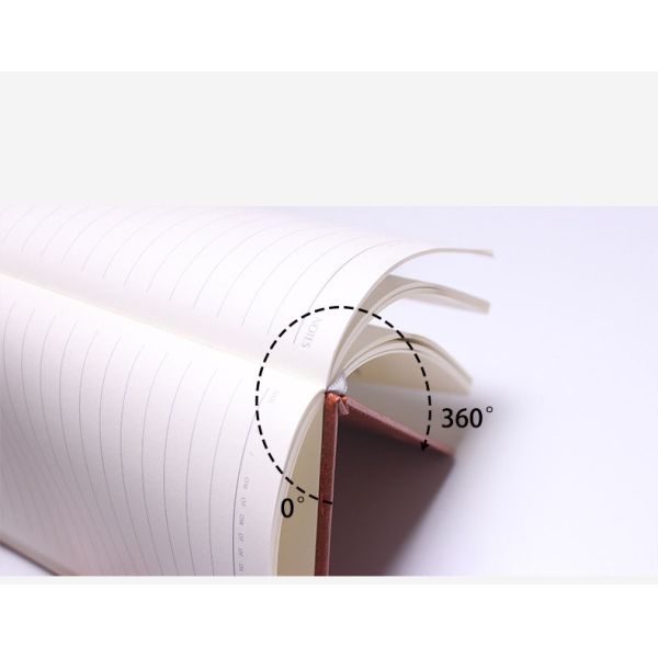 Personalized Notebook with Luxury Soft PU Leather Cover and Customized Paper Material