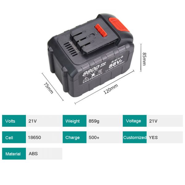 DC Output Li Ion Drill Battery , Rechargeable Lithium Battery Power Tools