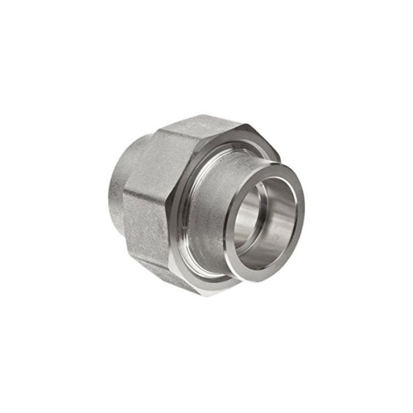 Socketwelded Union Pipe Stainless Steel Tube Fittings , Threaded Socket Weld