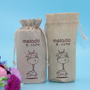 Heat Preservation Pot Package Round Bottom Jute Drawstring Pouch