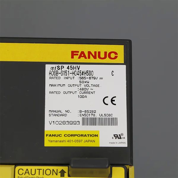 China NEW Fanuc Servo Drive A06B-6151-H045#H580 wholesale