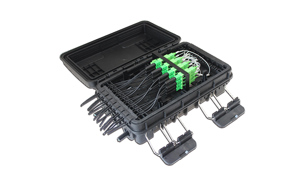 Waterproof Outdoor Fiber Distribution Box Aerial 16 Ports FTTH Splice Closure