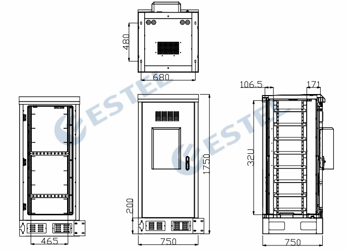 IP55 Weatherproof Outdoor Enclosure