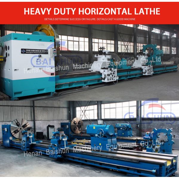 High Rigidity Guideway Horizontal Lathe Large Heavy Duty Turning Lathe Machines
