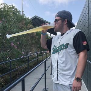 China OEM Branded Wine Accessories MLB Official Long Baseball Bat Beer Glasses on sale