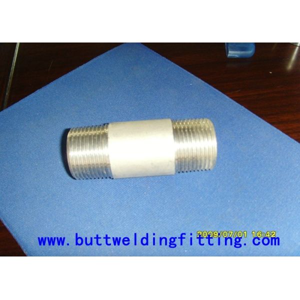 Forged Steel Pipe Fittings 2” Hexagonal Nipple 3000 PSI NPT Galvanized A105