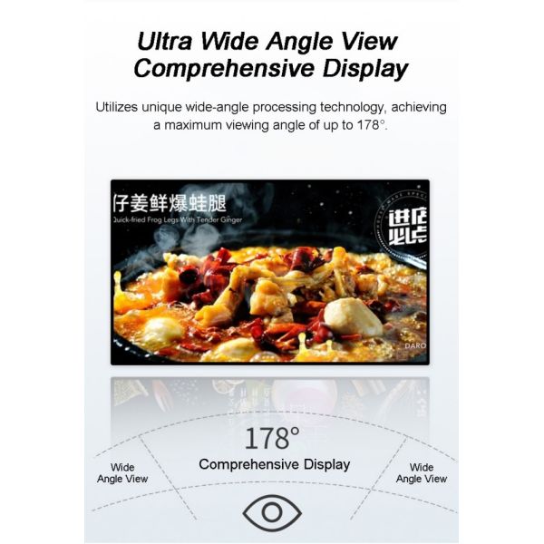 4K Ultra HD Resolution LCD Digital Signage Kiosk with Writing Method Touch Screen