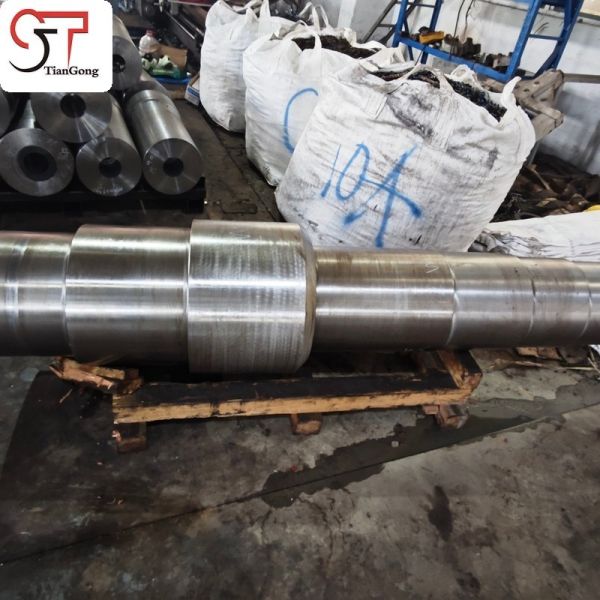 Forged Steel Shaft for Heavy Duty Gearbox Transmission Components in Industrial Machinery