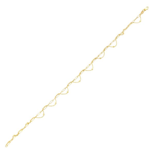 Bespoke 18K Gold Anklets: Personalize with Your Name and Initials