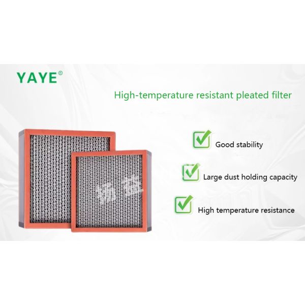 99.99% Stainless Steel Mesh Air Filter H13 H14 High Temp Air Filter