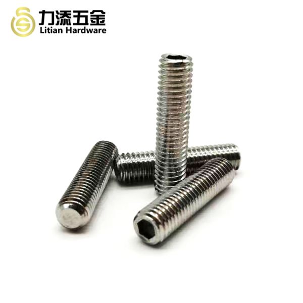 Din 913 stainless steel hex socket set screw