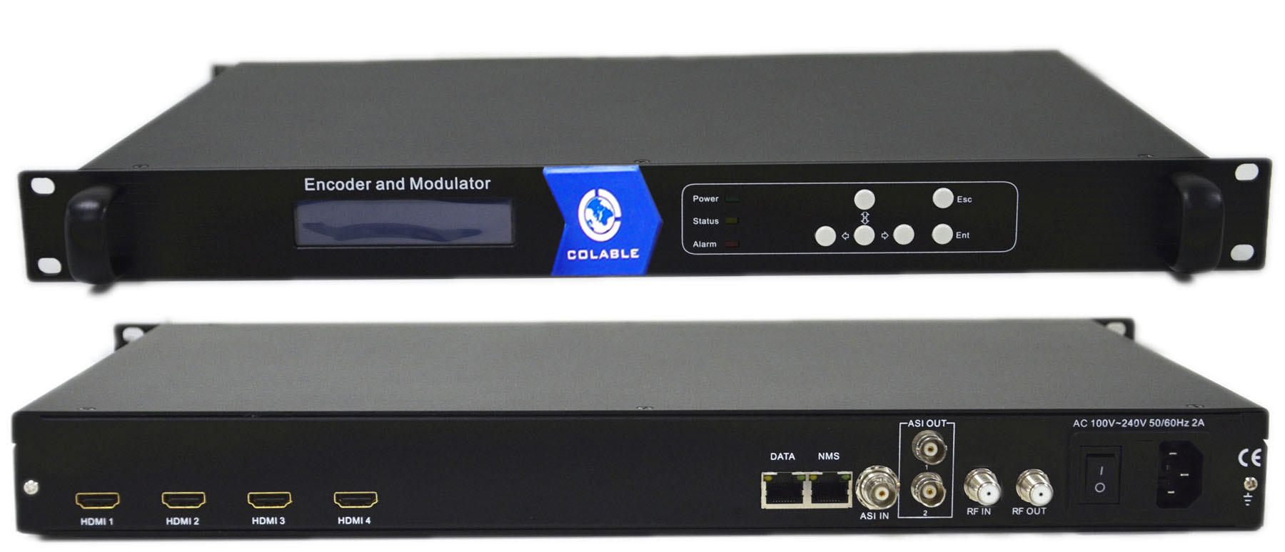 8 Channel ISDB T HD Encoder Modulator H.264 Video Encoding To ISDB - T Output