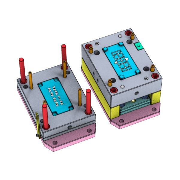 OEM / ODM : Precision Injection Molding & Headset Charging Box Button (1*8) No.24202 & 24203