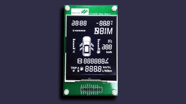 Quality 7 Segment Numeric LCD Panel REACH FSTN Positive For Thermostat for sale