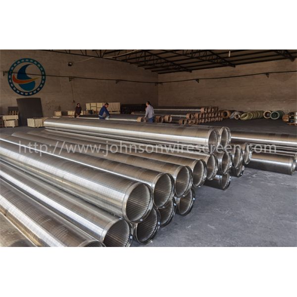 406mm Stainless Steel 1.0mm Slot Wedge Screen Filter For 300 Meters Deep Wells