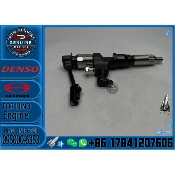 Diesel Engine SK200-8 common rail injector 095000-6353 095000-6350 diesel fuel injector 23670-E0050 for Ko/belco excavat
